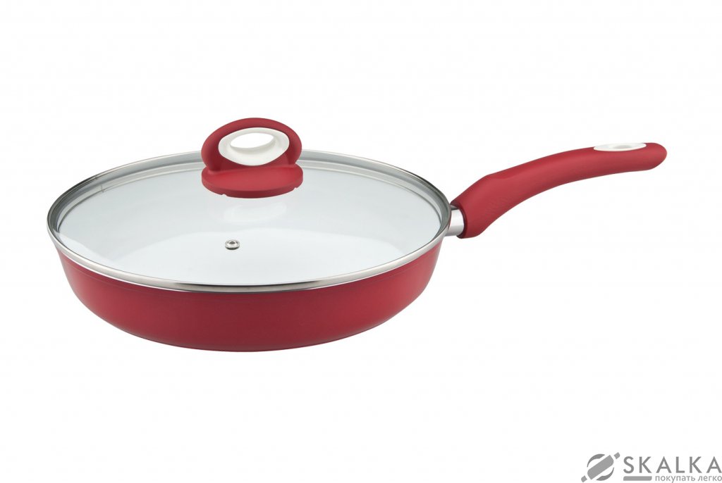 На фото Сковорода Vinzer EcoCeramic Induction 24 см (89464)