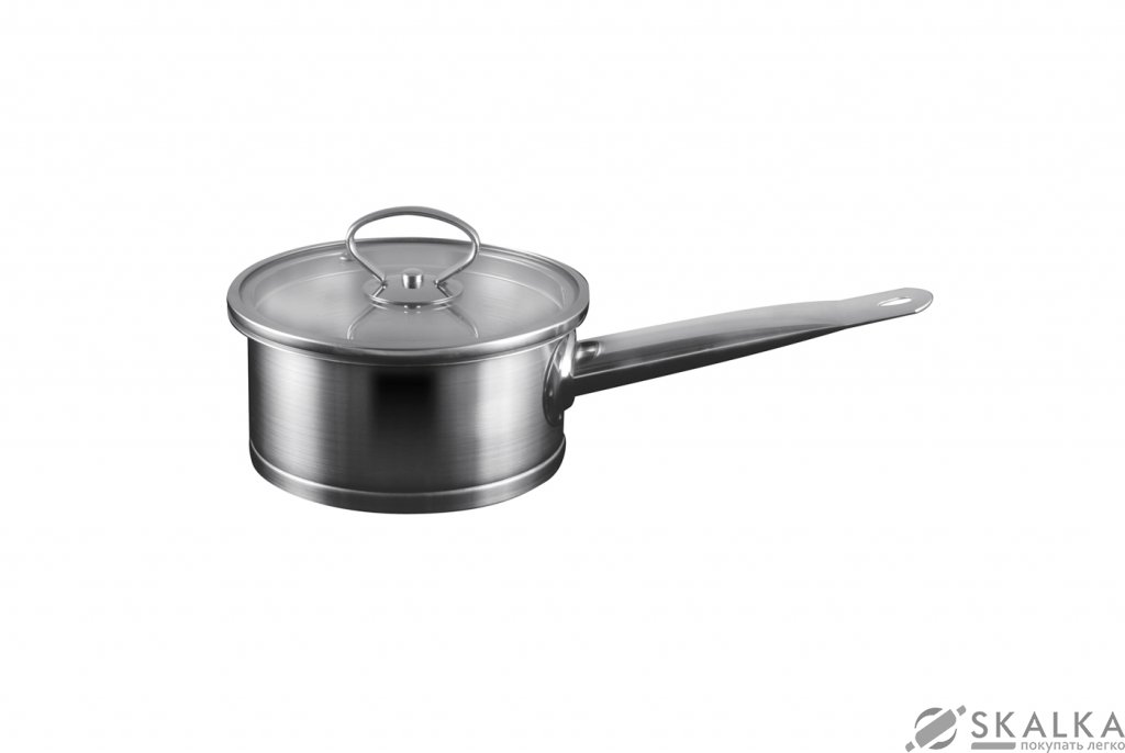 Ковш Vinzer Universum series с крышкой 1 л 14 см (89058) На фото Ковш Vinzer Universum series с крышкой 1 л 14 см (89058)