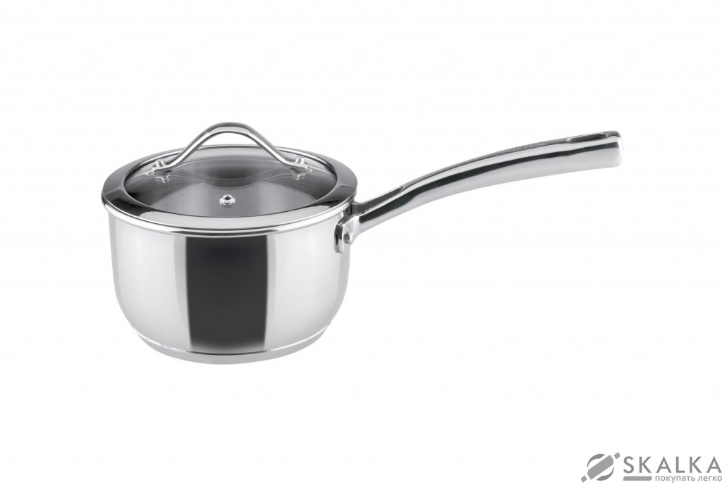 Ковш Vinzer Chef series с крышкой 1.8 л 16 см (89070) На фото Ковш Vinzer Chef series с крышкой 1.8 л 16 см (89070)