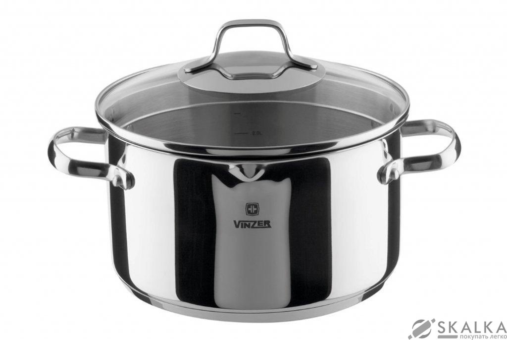 На фото Кастрюля Vinzer Allegro series 3.4 л 20 см (89172)