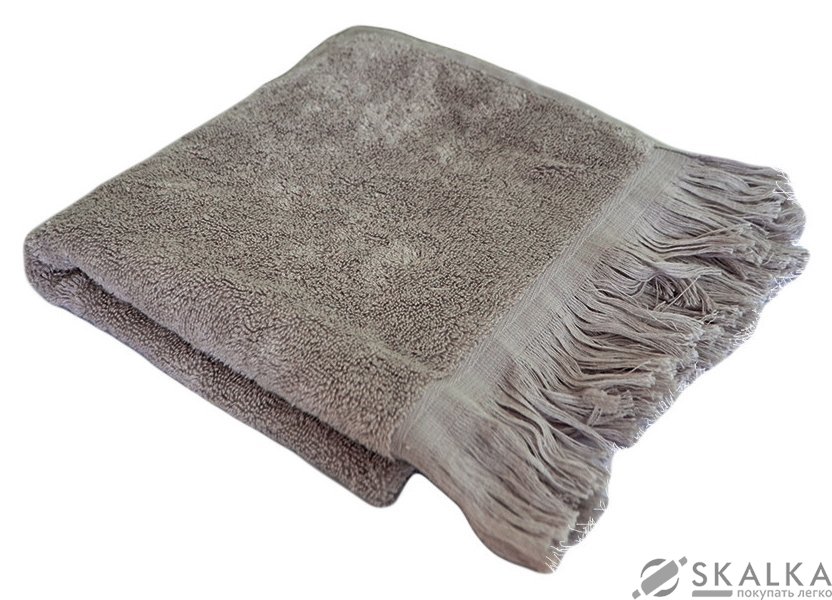 Полотенце махровое бамбуковое Прованс 70х140 см Серое (.005890) На фото Полотенце махровое бамбуковое Прованс 70х140 см Серое (.005890)