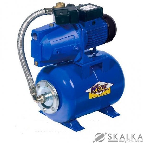 Станция водоснабжения Werk XKJ-1101 IA5 1.1кВт 1.4-2.8бар 19L (33742) На фото Станция водоснабжения Werk XKJ-1101 IA5 1.1кВт 1.4-2.8бар 19L (33742)