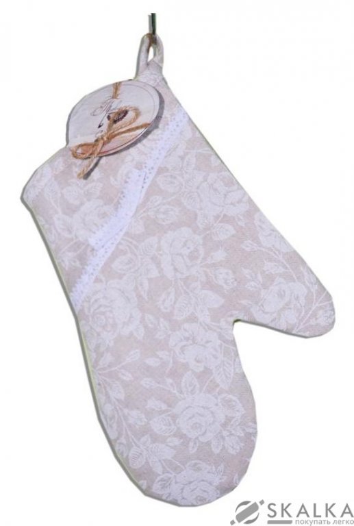 Рукавичка Прованс White Rose с кружевом (.003727) На фото Рукавичка Прованс White Rose с кружевом (.003727)