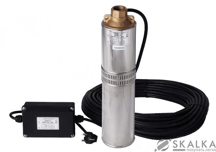 На фото Скважинный насос Водолей (БЦПЭ 0,5-32У)