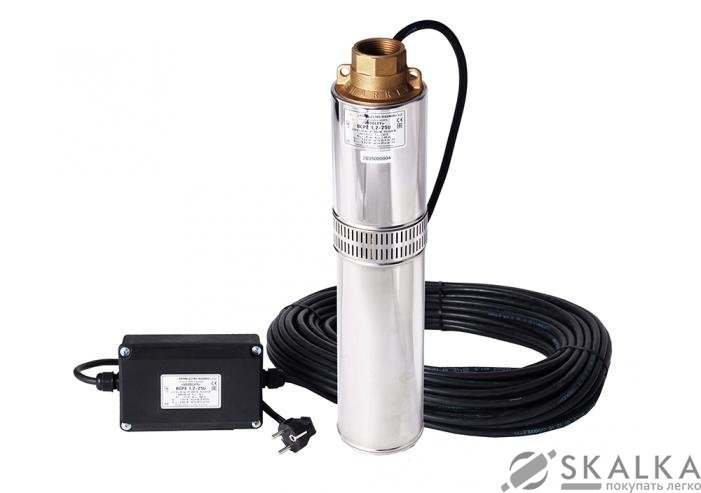 На фото Скважинный насос Водолей (БЦПЭ 0,5-40У)