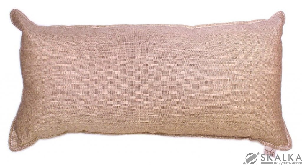 На фото Подушка декоративная Прованс Bohema Taupe 30х60 см Коричневая (.006354)