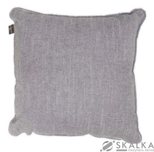 На фото Подушка декоративная Прованс Bohema Antracite 35х35 см Серая (.006352)