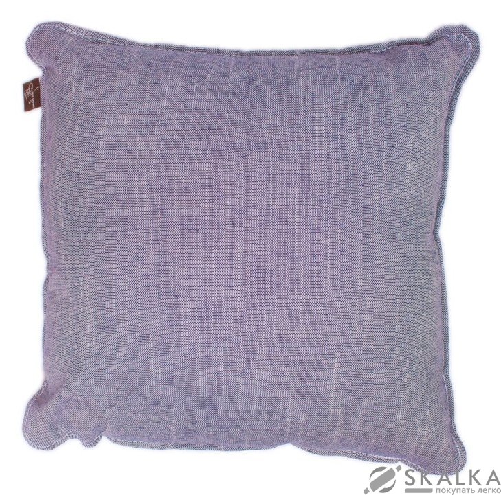 На фото Подушка декоративная Прованс Bohema Deep 35х35 см Голубая (.006350)