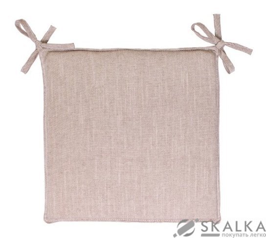 На фото Подушка для стула Прованс Bohema Taupe Поролон 40x40 см Коричневая (.006391)