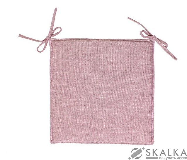 На фото Подушка для стула Прованс Bohema Wine Поролон 40x40 см Розовая (.006393)