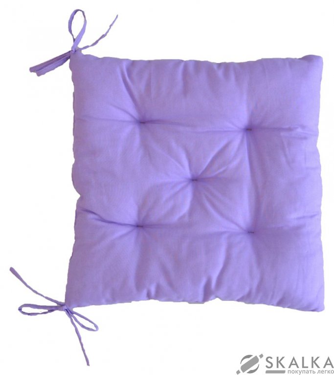 На фото Подушка для стула Прованс 40х40 см Фиолетовая (.008075)