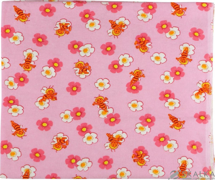 На фото Пеленка Руно Хлопок 90x80 см Розовая (203.05_10-0130 pink)