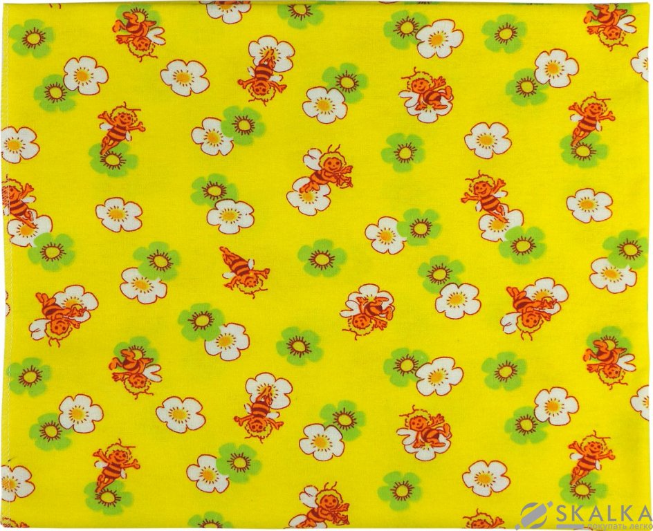 На фото Пеленка Руно Хлопок 90x80 см Желтая (203.05_10-0130 yellow)