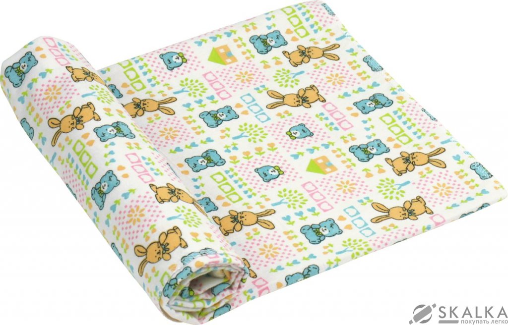 На фото Пеленка Руно Хлопок 90x80 см (203.05_217-2)