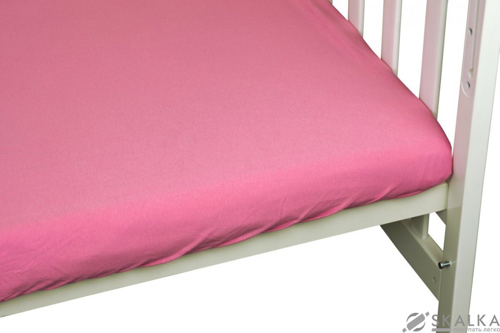 Простынь на резинке Руно 60х120 см Розовый (918.38_Рожевий) На фото Простынь на резинке Руно 60х120 см Розовый (918.38_Рожевий)