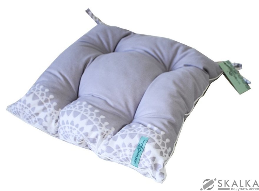 На фото Подушка для стула Прованс by Andre Tan 40x40 см Синяя (235)