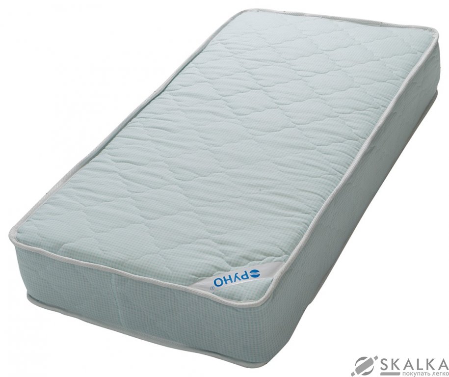 На фото Матрас детский Руно Зима-Лето 60x120 см (1260З/Л_Блакитний)