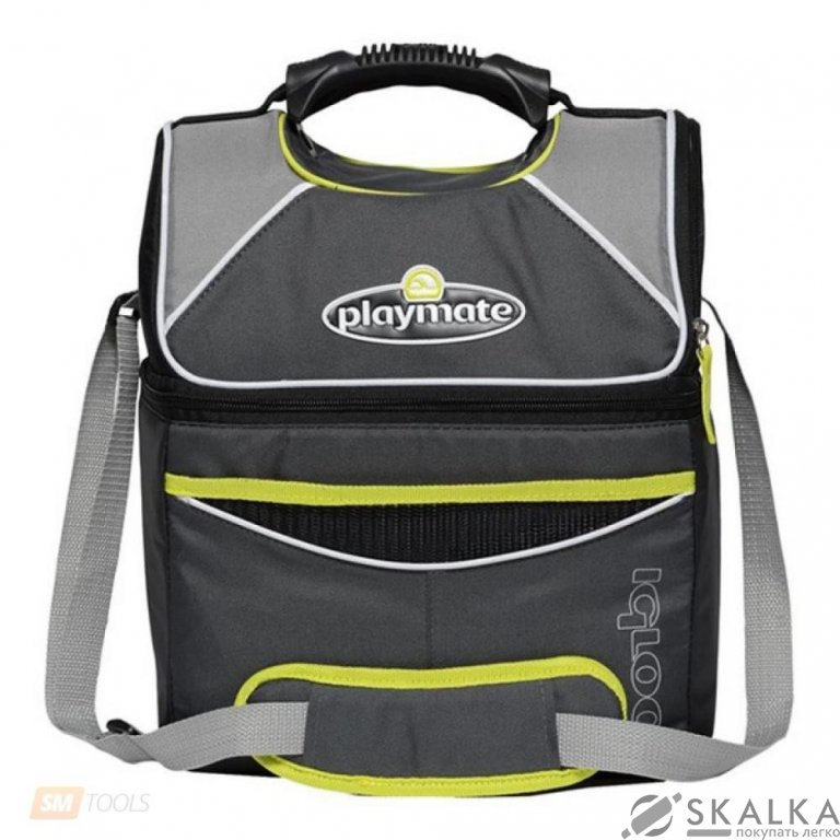 На фото Термосумка (сумка-холодильник) PM GRIPPER 14 л цвет лайм (59773)