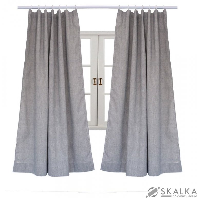 На фото Штора Прованс Bohema Deep 200х250 см 1шт Темно синяя (.006379)