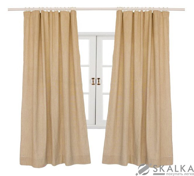 На фото Штора Прованс Bohema Taupe 200х250 см 1шт Светло коричневая (.006375)