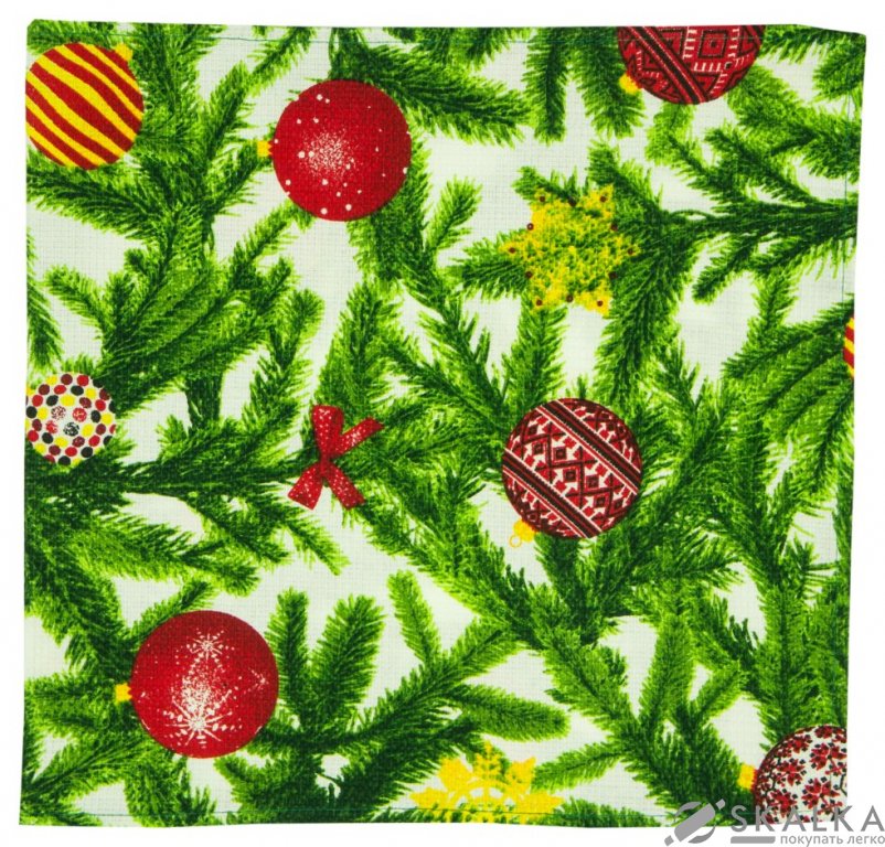 На фото Полотенце вафельное Руно 35x70 см (217.15_Новий рік)