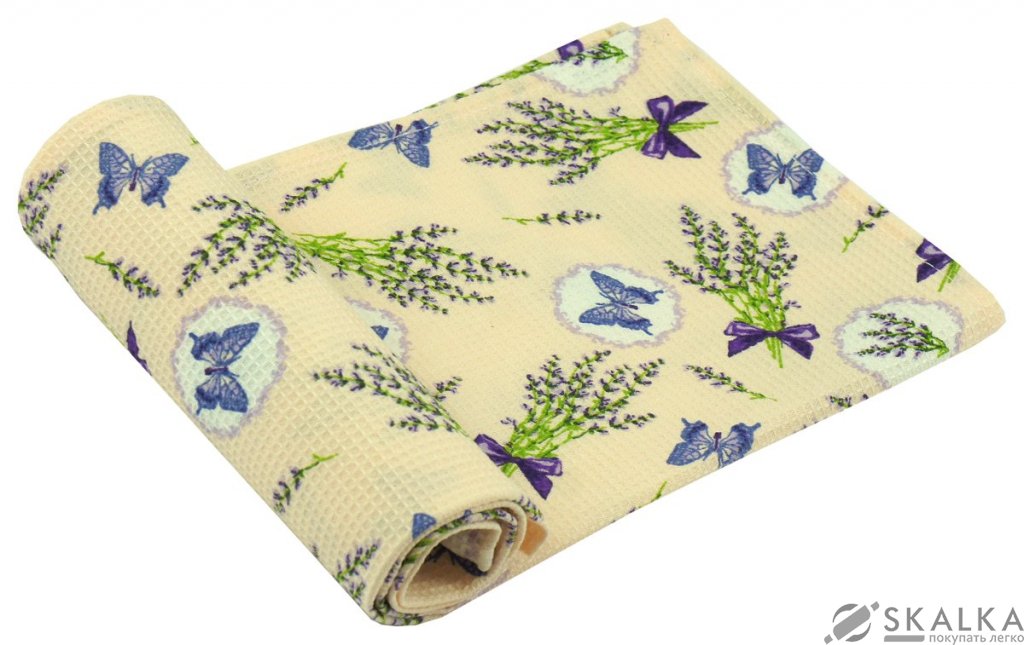 Полотенце вафельное Руно 35x70 см (217.15_Лаванда рожева) На фото Полотенце вафельное Руно 35x70 см (217.15_Лаванда рожева)