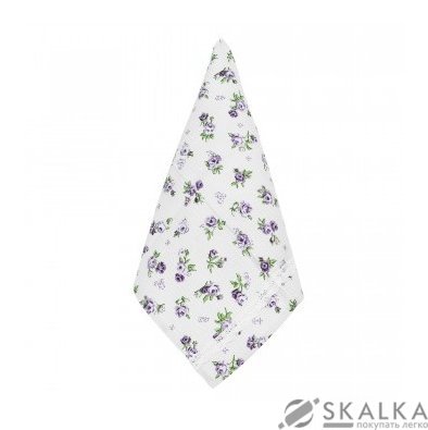 На фото Полотенце вафельное Прованс Lilac Rose 34х60 см (10397)