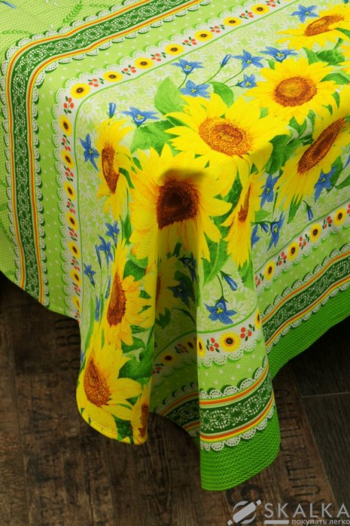 Скатерть Руно 150x150 см (231.114_Соняшник) На фото Скатерть Руно 150x150 см (231.114_Соняшник)