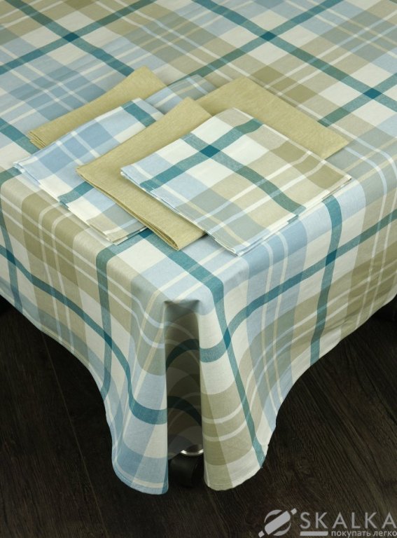 На фото Набор Руно скатерть Финляндия с салфетками 6шт (269Фінляндія)