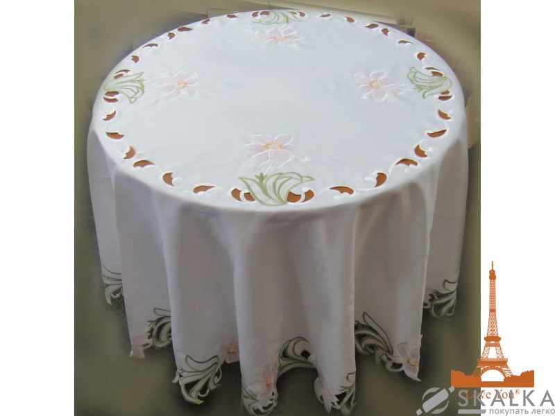 Скатерть Love you D180 см (YM098099) На фото Скатерть Love you D180 см (YM098099)