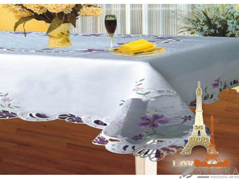 На фото Скатерть Love you 130х180 см (YM108016)