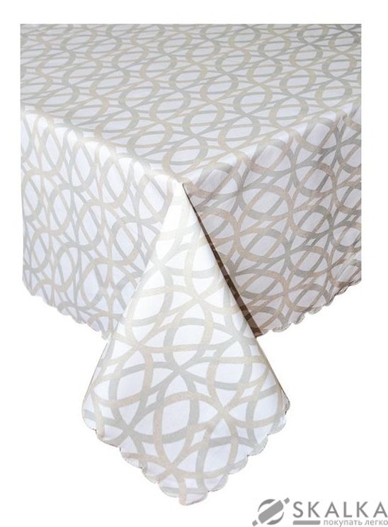 На фото Скатерть Прованс Simfoni Лофт 140х140 см (.003632)