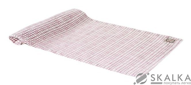 На фото Скатерть-дорожка Прованс by Andre Tan Розовая клетка 40х140 см (.000167)