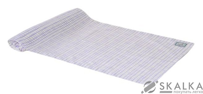 На фото Скатерть-дорожка Прованс by Andre Tan Фиолетовая клетка 40х140 см (.000164)