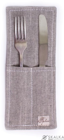На фото Чехол для столовых приборов Прованс Bohema Antracite (.006405)