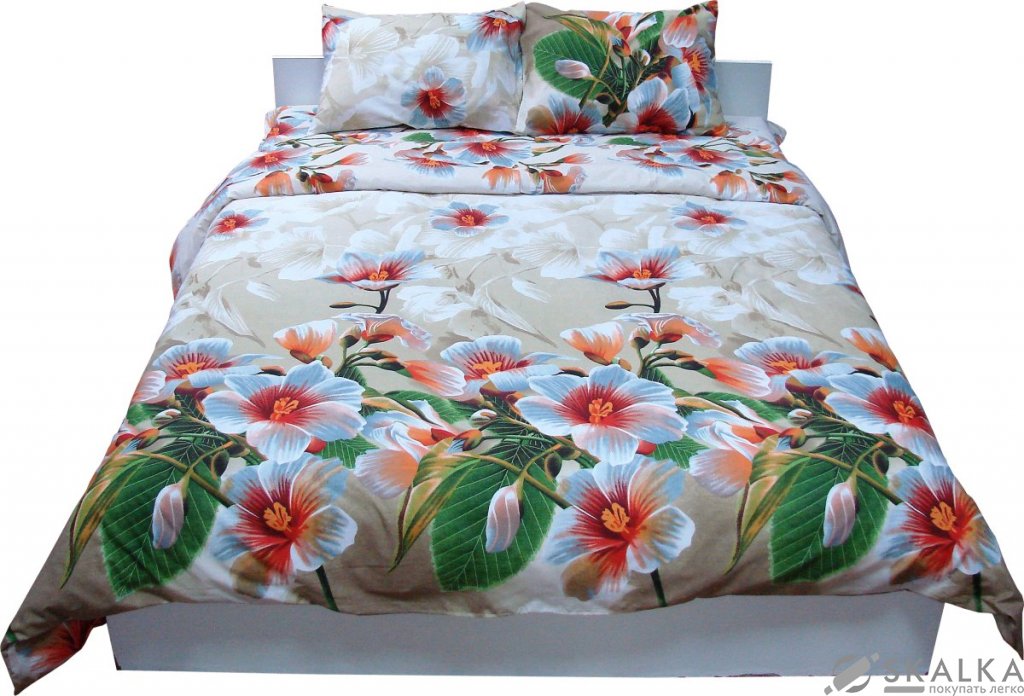 На фото Комплект постельного белья Руно 220х240 см 4шт Евро Разноцветные (845.114Г_GL-198)