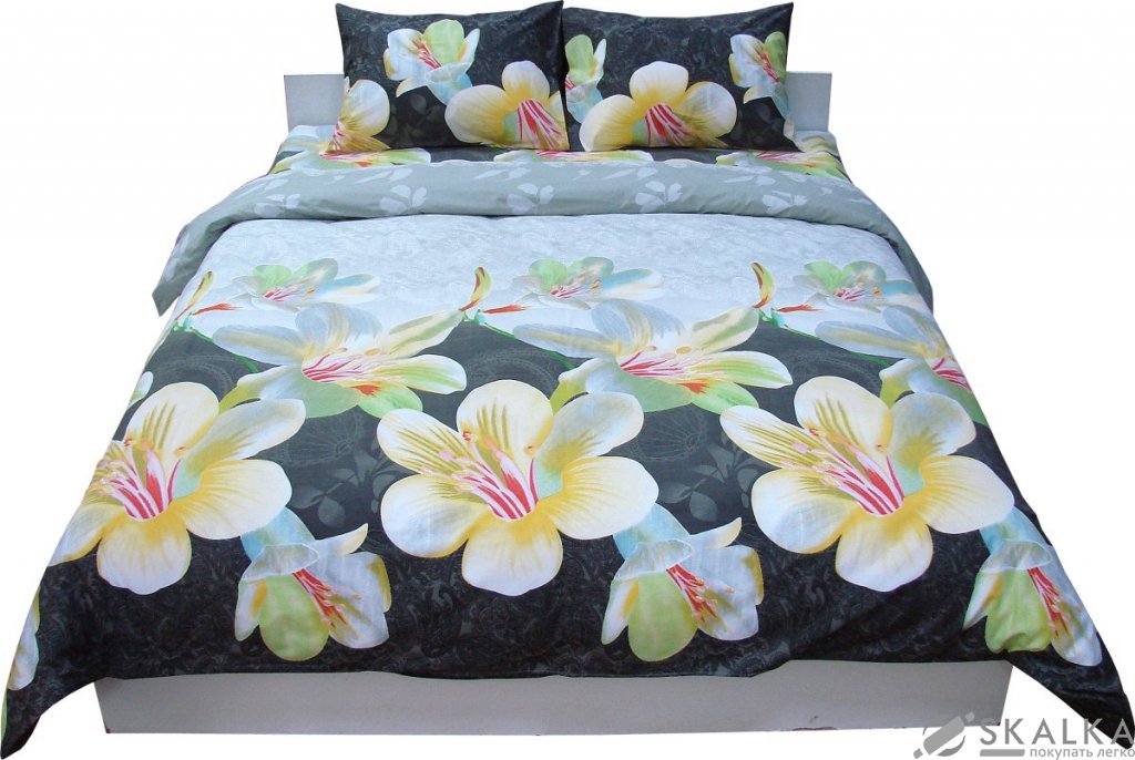 На фото Комплект постельного белья Руно 220х240 см 4шт Евро Коричневый (845.114Г_G3D-026)