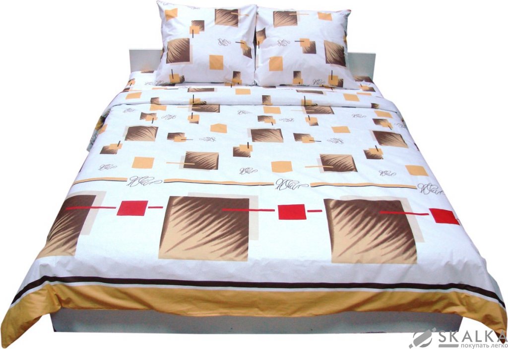На фото Комплект постельного белья Руно 220х240 см 4шт Евро Коричневый (845.114Г_30-0113 Brown)
