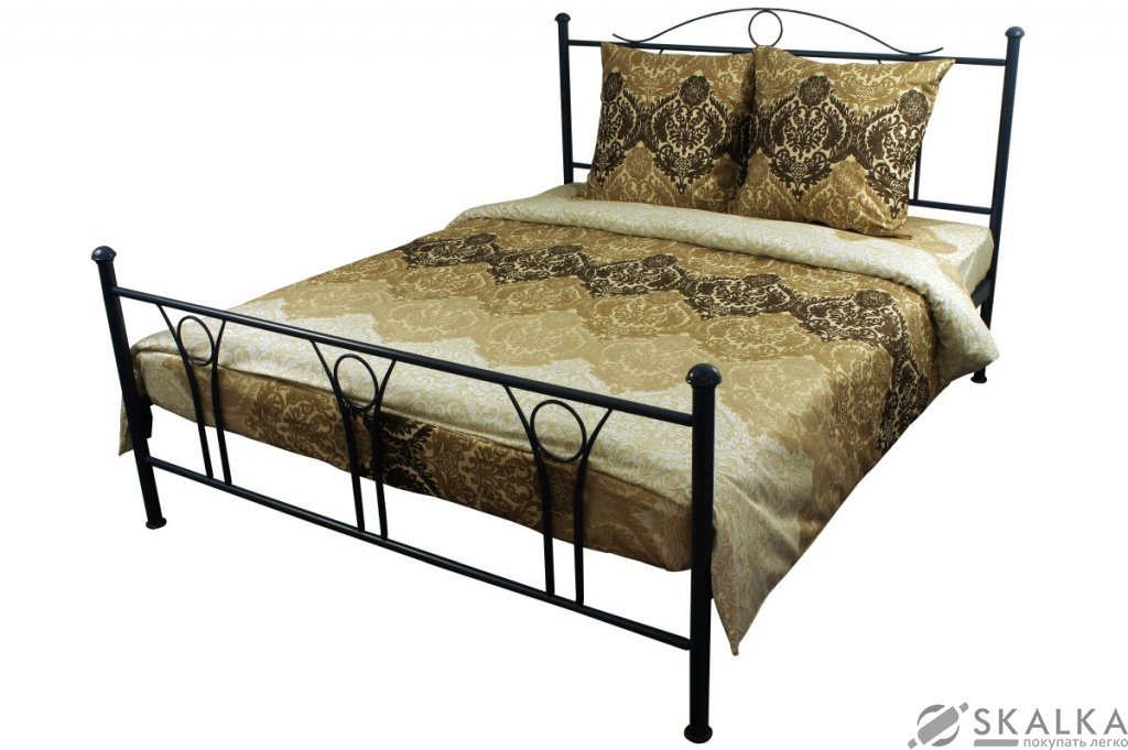 На фото Комплект постельного белья Руно 200х220 см 4шт Двуспальный Коричневый (655.137К_3603 Beige Brown)