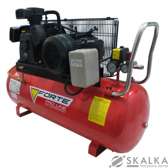 Компрессор Forte W-0.5/100 3.0кВт 100л 520л/мин 10бар 380В (42304) На фото Компрессор Forte W-0.5/100 3.0кВт 100л 520л/мин 10бар 380В (42304)