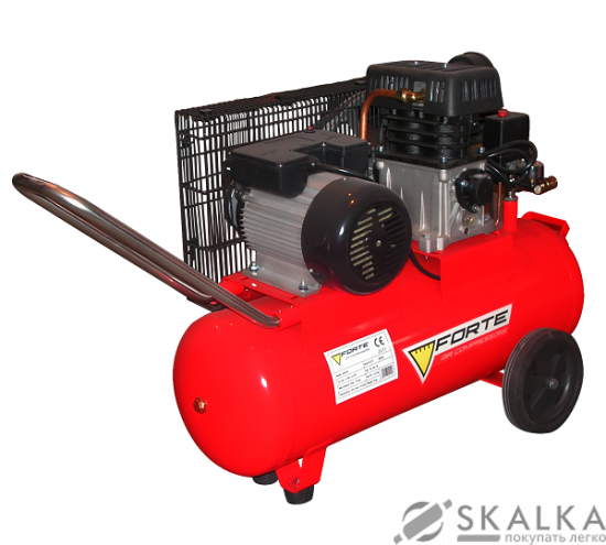 На фото Компрессор Forte ZA 65-50 2.2кВт 50л 335л/мин 8бар 220В (25044)