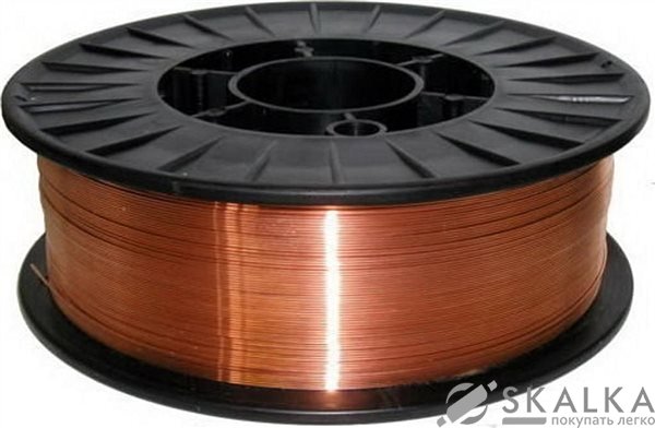 На фото Сварочная проволока X-treme СВ-08Г2С 0.8мм 5кг Омедненная (64472)