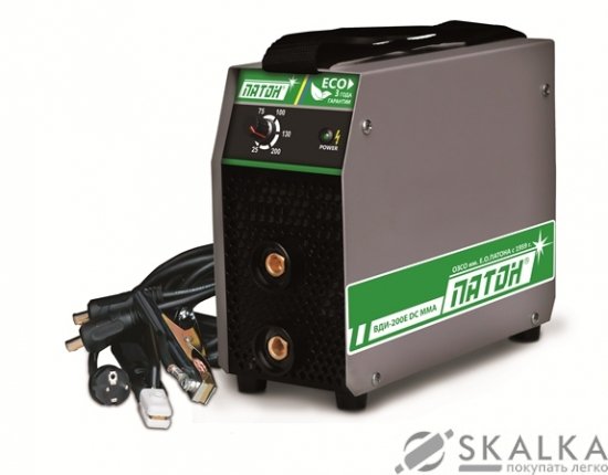 На фото Сварочный инвертор Патон ВДИ-200E ECO 1.6-4.0 мм 25-200 А (49395)