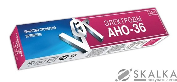 На фото Сварочные электроды Вистек Ано-36 3.0 мм 5.0 кг (58152)