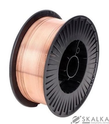 На фото Сварочная проволока Св-08Г2С 0.8мм 2.5кг Омедненная (5030002)