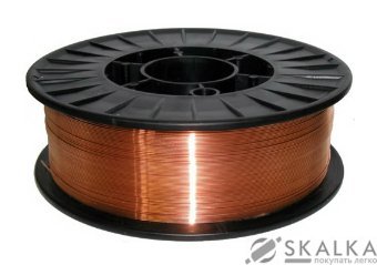 На фото Сварочная проволока X-treme ER70 (4,2) 0.8мм 5кг Омедненная (68462001)