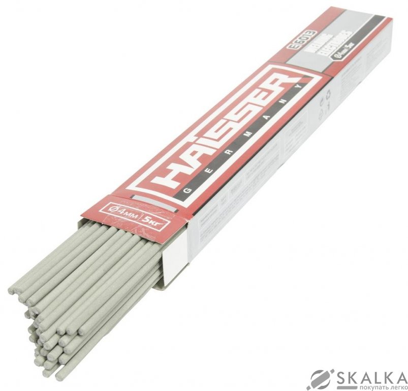 На фото Сварочные электроды Haisser Е6013 3.0 мм 5шт (64645)