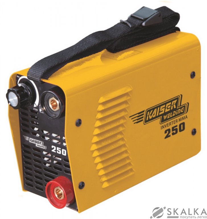 На фото Сварочный инвертор Kaiser MMA-250 1.6-5.0 мм 20-250 А (51049)
