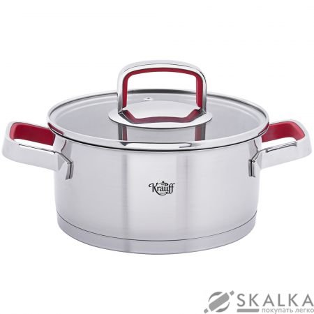 На фото Кастрюля Krauff Moderne Rot 2.0 л 26-188-110