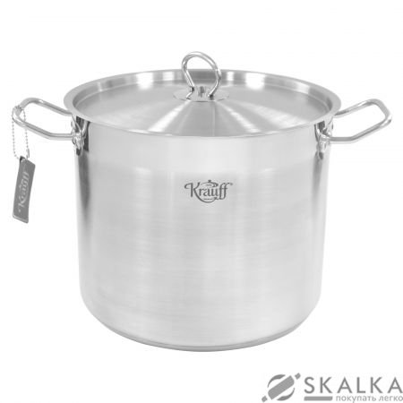 Кастрюля Krauff 11 л с металлической крышкой 26-238-007 На фото Кастрюля Krauff 11 л с металлической крышкой 26-238-007